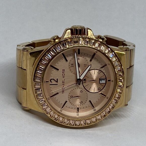 Michael Kors MK5412 Women's Rose Gold Stainless Steel Analog Quartz Watch MP754 - Picture 7 of 12